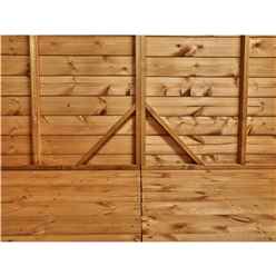 6ft x 4ft Premium Tongue and Groove Pent Shed - Single Door - Windowless - 12mm Tongue and Groove Floor and Roof