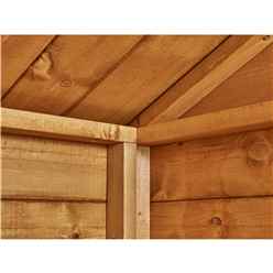 6ft x 4ft Premium Tongue and Groove Pent Shed - Double Doors - Windowless - 12mm Tongue and Groove Floor and Roof