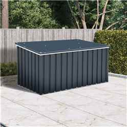OOS - AWAITING RETURN TO STOCK DATE - 4ft x 2ft Value Metal Storage Box - Anthracite Grey (1.34m x 0.73m)