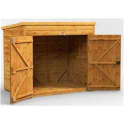 6ft x 4ft  Premium Tongue and Groove Pent Bike Shed - 12mm Tongue and Groove Floor and Roof
