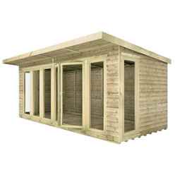 18ft X 8ft Garden Room 16mm Tongue And Groove (16mm Tongue And Groove Floor And Roof)
