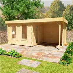 16ft X 12ft Yogi 44mm Log Cabin (19mm Tongue And Groove Floor And Roof) (4750x3550)