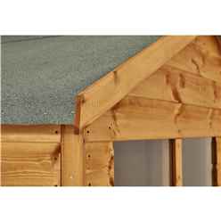 4ft x 8ft  Premium Tongue and Groove Apex Shed - Double Doors - Windowless - 12mm Tongue and Groove Floor and Roof