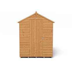 7ft X 5ft (2.1m X 1.5m) Overlap Apex Shed With Single Door Windowless - Modular - Installation Included