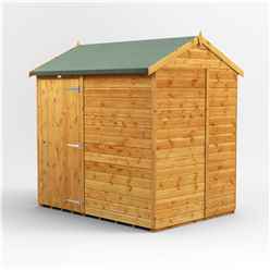 7ft x 5ft Premium Tongue And Groove Apex Shed - Single Door - Windowless- 12mm Tongue And Groove Floor And Roof