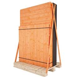 4ft X 6ft Tongue And Groove Pent Shed Double Door (12mm Tongue And Groove Floor And Roof)