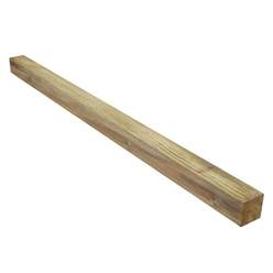 Pack of 3 - Pressure Treated Timber Fence Post 4 (90x90mm) Green 