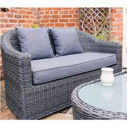 Grey Weave Sofa Set