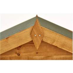 4ft x 4ft Overlap Apex Shed - Single Door - 2 Windows - 12mm Tongue and Groove Floor and Roof