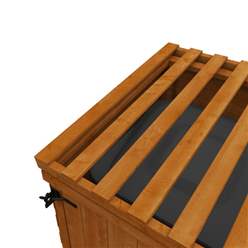 Single Bin Store (12mm Tongue and Groove Floor and Pent Roof)