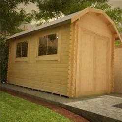10ft X 8ft Neo Barn 28mm Log Cabin (19mm Tongue And Groove Floor And Roof) (2950x2350)