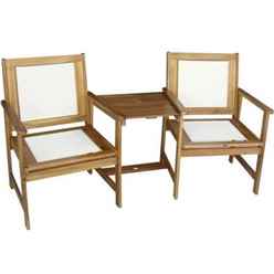 2 Seater - Henley Padded Textylene Companion Set  Golden Sand Textylene - Free Next Working Day Delivery (mon-Fri) )