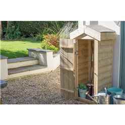 Installed Shiplap Small Garden Store (138 X 65 X 51cm) - Installation Included