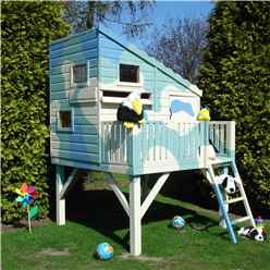 INSTALLED - 6ft x 6ft (1.79m x 1.79m) - Stowe Command Post Tower Playhouse INSTALLATION INCLUDED