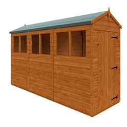 12ft X 4ft Tongue And Groove Shed (12mm Tongue And Groove Floor And Apex Roof)
