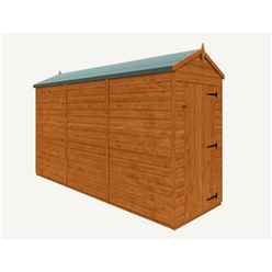 12ft X 4ft Windowless Tongue And Groove Shed (12mm Tongue And Groove Floor And Apex Roof)