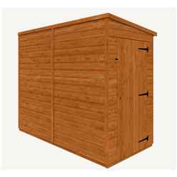 8ft X 4ft Windowless Tongue And Groove Pent Shed (12mm Tongue And Groove Floor And Roof)