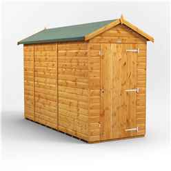 10ft x 4ft Premium Tongue and Groove Apex Shed - Single Door - Windowless - 12mm Tongue and Groove Floor and Roof