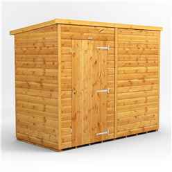 8ft x 4ft Premium Tongue and Groove Pent Shed - Single Door - Windowless - 12mm Tongue and Groove Floor and Roof