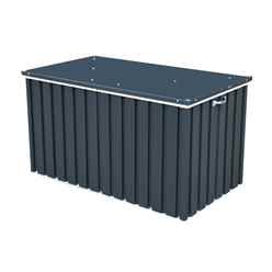 4ft x 2ft Value Metal Storage Box - Anthracite Grey (1.34m x 0.73m)