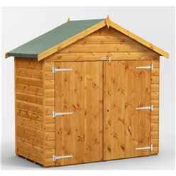 6ft x 3ft  Premium Tongue and Groove Apex Bike Shed - 12mm Tongue and Groove Floor and Roof