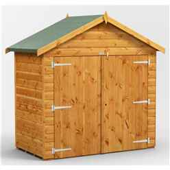 6ft x 4ft  Premium Tongue and Groove Apex Bike Shed - 12mm Tongue and Groove Floor and Roof