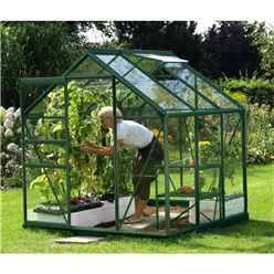 6ft X 6ft Value Green Metal Frame Greenhouse