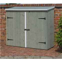 6ft X 3ft Lockable Tongue And Groove Pent Wallstore (12mm Tongue And Groove)