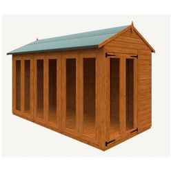 12ft X 6ft Apex Tongue And Groove Summerhouse (12mm Tongue And Groove Floor And Roof)