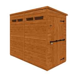 8ft X 4ft Tongue And Groove Security Shed (12mm Tongue And Groove Floor And Pent Roof)