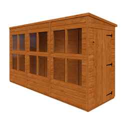 12ft X 4ft Tongue And Groove Sunroom (12mm Tongue And Groove Floor And Pent Roof)