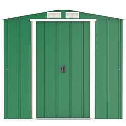 6ft x 4ft Value Apex Metal Shed - Green (2.01m x 1.22m)