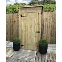 3ft X 2ft Windowless Pressure Treated Tongue & Groove Pent Garden Store