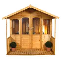 INSTALLED 8ft x 8ft Maple Summerhouse - INSTALLATION INCLUDED