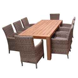 8 Seater Highclere Dining Set With Highclere Fsc Teak And 8 Modena Carver Chairs - Free Next Working Day Delivery (mon-Fri)