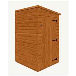 4ft X 4ft Windowless Tongue And Groove Pent Shed (12mm Tongue And Groove Floor And Roof)