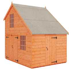6ft X 8ft Garage Playhouse (12mm Tongue And Groove Floor And Roof)