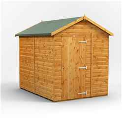 8ft x 6ft Premium Tongue and Groove Apex Shed - Single Door - Windowless - 12mm Tongue and Groove Floor and Roof