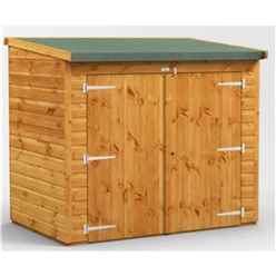 6ft x 4ft  Premium Tongue and Groove Reverse Pent Bike Shed - 12mm Tongue and Groove Floor and Roof
