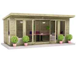 20ft X 8ft Garden Room 16mm Tongue And Groove (16mm Tongue And Groove Floor And Roof)