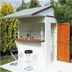 INSTALLATION INCLUDED 6ft x 4ft (1.79m x 1.19m) - Premier Garden Bar And Store  - 12mm Walls - Roof - Floor (CORE) - INSTALLED