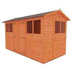 12ft X 6ft Tongue And Groove Shed With Double Doors(12mm Tongue And Groove Floor And Apex Roof)