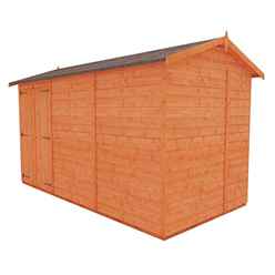 12ft X 6ft Windowless Tongue And Groove Shed With Double Doors (12mm Tongue And Groove Floor And Apex Roof)