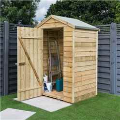 4ft x 3ft Overlap Apex Shed With Single Door (8mm Overlap)