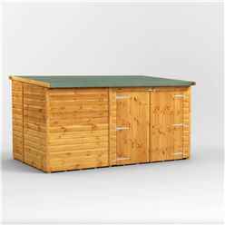 10ft x 6ft  Premium Tongue and Groove Reverse Pent Bike Shed - 12mm Tongue and Groove Floor and Roof