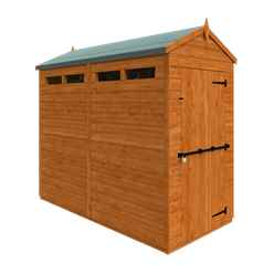 8ft X 4ft Tongue And Groove Security Shed (12mm Tongue And Groove Floor And Apex Roof)