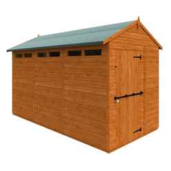 12ft X 6ft Tongue And Groove Security Shed (12mm Tongue And Groove Floor And Apex Roof)