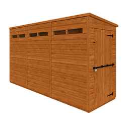 12ft X 4ft Tongue And Groove Security Shed (12mm Tongue And Groove Floor And Pent Roof)