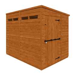 8ft X 6ft Tongue And Groove Double Door Security Shed (12mm Tongue And Groove Floor And Pent Roof)