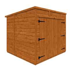 6ft X 6ft Tongue And Groove Pent Bike Shed (12mm Tongue And Groove Floor And Pent Roof)